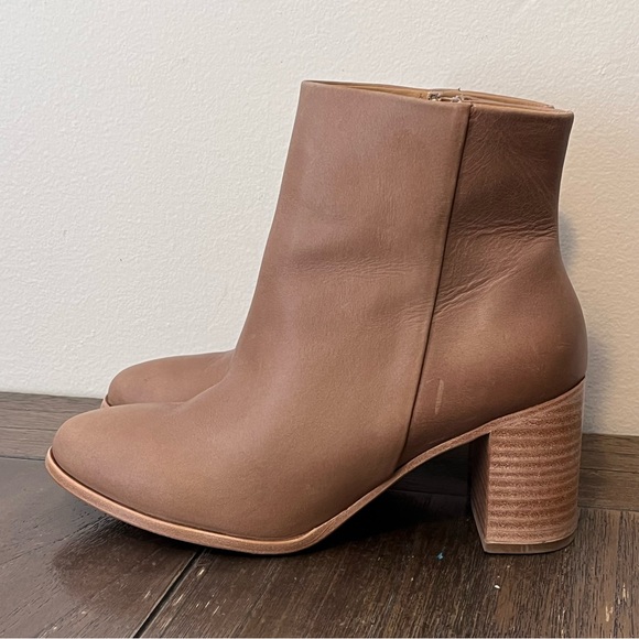 Nisolo Shoes - Nisolo Lia Block Heeled Booties Womens 7.5